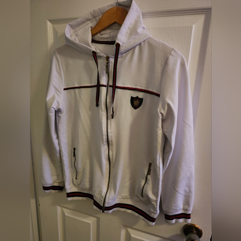 Unbranded White Sweatshirt Hoodie, size 10